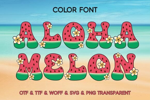 Aloha Melon Font: A Tropical Touch for Editorial Design