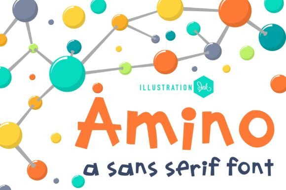 Amino Font: A Scientifically Stylish Typeface for Crafters