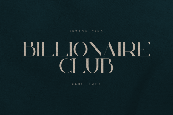 Billionaire Club Font Elevates High-End Web Design
