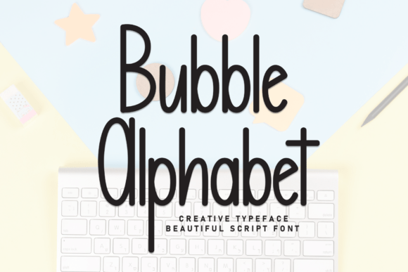 Bubble Alphabet: A Playful Script Font for Creative Makers