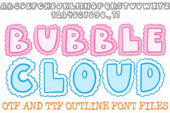 Bubble Cloud Font Review