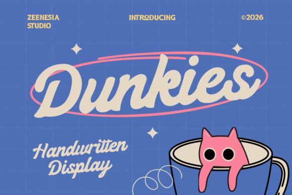 Dunkies Font for Charming and Retro Branding Projects