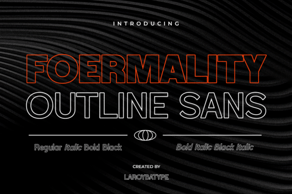 Foermality: A Modern Display Font for Bold Branding