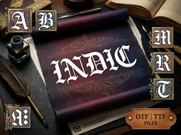Indic Font: A Decorative Typeface for Creative Makers