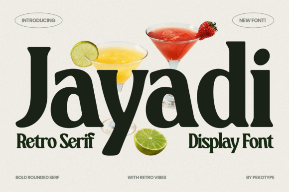 Jayadi Font for Editorial Design