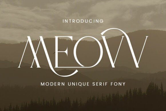 Meovv: A Premium Serif Font for Polished Branding
