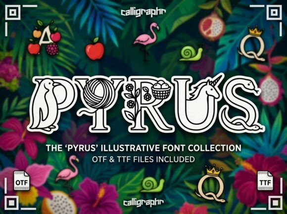 Pyrus Font: Whimsical Web Design