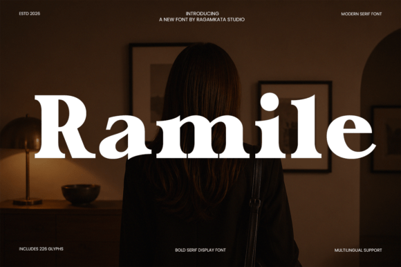 Ramile: A Bold Serif Font for Elegant Branding
