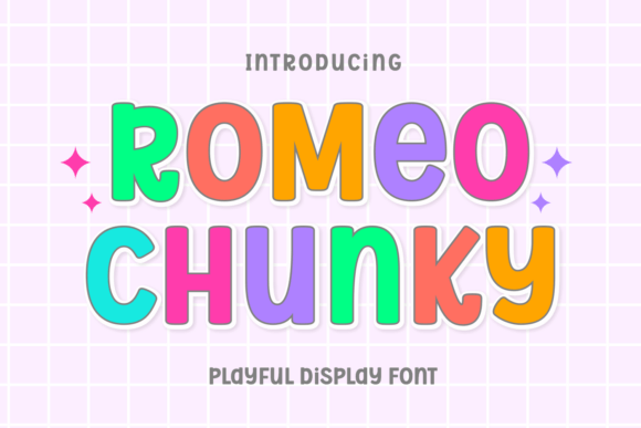 Romeo Chunky – A Display Font That Elevates Your Visual Message