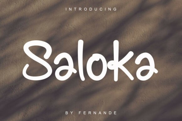 Saloka Font: A Human Touch for Digital Campaigns