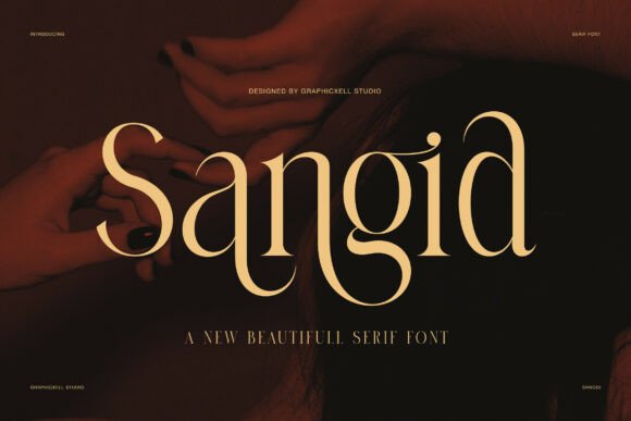 Sangid: A Stylish Serif Font for Digital Marketing