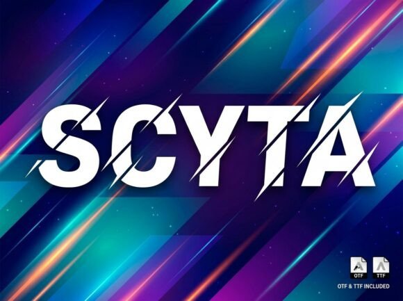 Scyta Font: A Decorative Typeface That Elevates Creative Projects