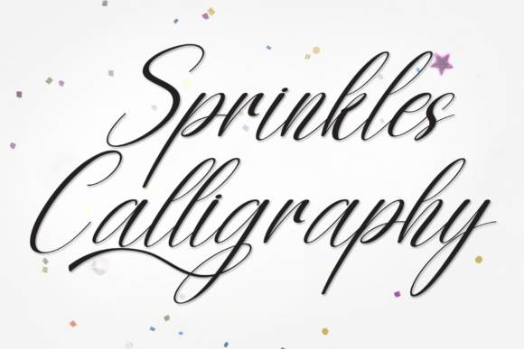 Sprinkles Calligraphy Font