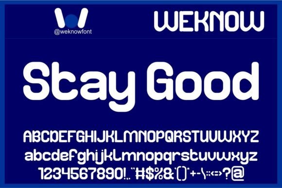 Stay Good: A Modern, Warm Sans Serif Font for Crafters
