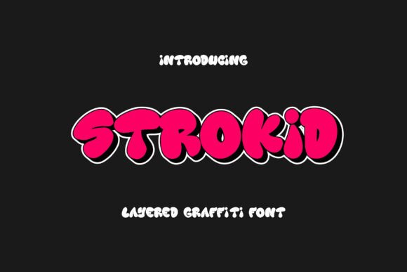 Strokid: Bold Display Font for Creative Projects