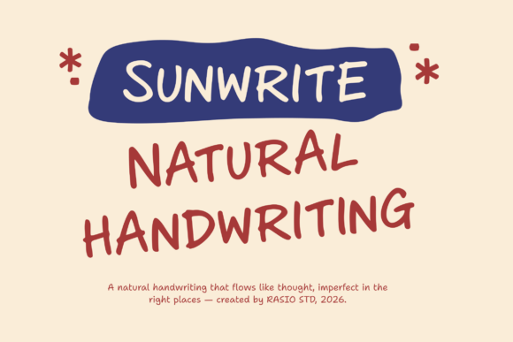 Sunwrite: A Handwritten Font for Human-Centric Design