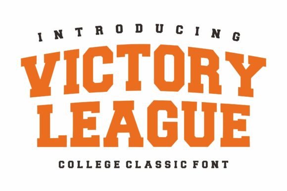 Victory League Font for Bold, Vintage-Inspired Craft Projects