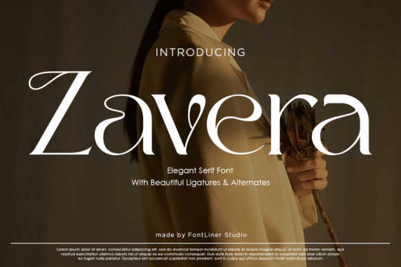 Zavera: A Serif Font for Timeless Branding